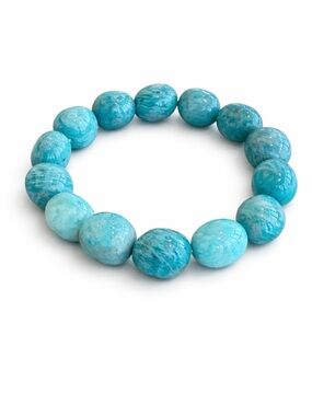 Amazonite 12MM Beaded Bracelet New